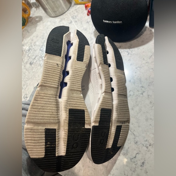 On Cloud, Men’s Size 10.5 USA, Cloudnova, Running/ Walking Shoes, White / Silver - Picture 8 of 8